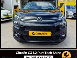 Preto Usado 2019 Citroën C3 PureTech Citadino | € 15.900 (Caro)