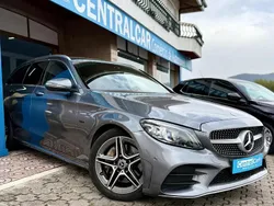 Cinzento Usado 2020 Mercedes C300e AMG line Carrinha | € 29.950 (Preço justo)