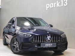 Azul Usado 2022 Mercedes C300 AMG line Sedan | € 39.990 (Bom preço)