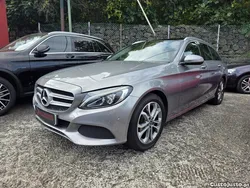 Cinza Usado 2015 Mercedes C200 Avantgarde | € 21.900 (Preço elevado)