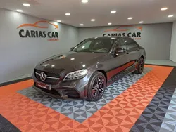 Cinza Usado 2020 Mercedes C300 AMG line Sedan | € 32.990 (Preço justo)