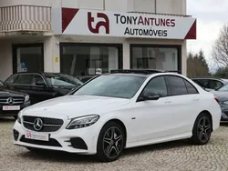 Branco Usado 2020 Mercedes C300 AMG line Sedan | € 30.500 (Caro)