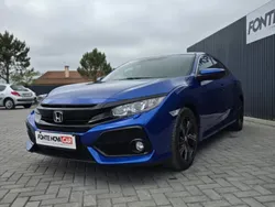 Azul Usado 2017 Honda Civic Elegance Sedan | € 17.950 (Preço justo)