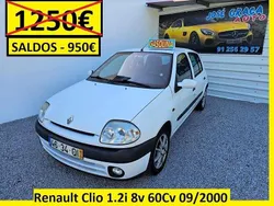 Branco Usado 2000 Renault Clio II | € 950 (Bom preço)