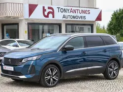 Azul Usado 2021 Peugeot 5008 GT Monovolume | € 29.900 (Preço justo)