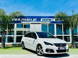 Branco Usado 2018 Peugeot 308 GT-line Carrinha | € 13.980 (Preço justo)