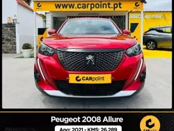 Vermelho Usado 2021 Peugeot 2008 Allure SUV | € 26.990