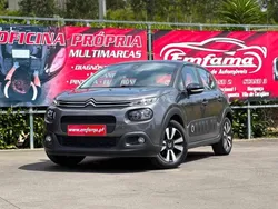 Cinza Usado 2018 Citroën C3 PureTech Citadino | € 9.950 (Preço justo)