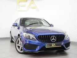 Azul Usado 2017 Mercedes C200 Avantgarde Carrinha | € 19.980