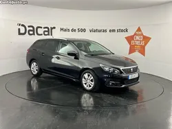 Preto Usado 2018 Peugeot 308 Business-Line Carrinha | € 4.850