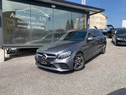 Cinza Usado 2019 Mercedes C220 AMG line Carrinha | € 34.900 (Preço elevado)