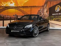Preto Usado 2019 Mercedes C220 AMG line Cabrios | € 39.900 (Bom preço)