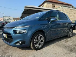 Azul Usado 2014 Citroën C4 Picasso Exclusive Monovolume | € 13.990 (Preço justo)