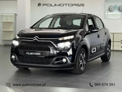 Preto Usado 2021 Citroën C3 Feel Citadino | € 13.750 (Preço justo)