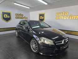 Preto Usado 2015 Mercedes A180 AMG line | € 14.990 (Bom preço)