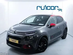 Cinza Usado 2020 Citroën C3 PureTech Citadino | € 12.950 (Preço justo)