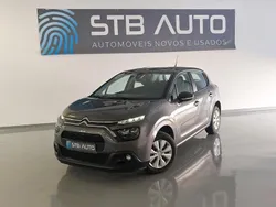 Cinza Usado 2021 Citroën C3 Feel Citadino | € 12.850 (Preço justo)