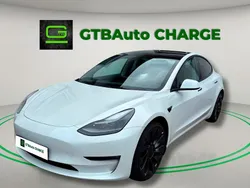 Branco Usado 2022 Tesla Model 3 Performance Sedan | € 37.499 (Caro)