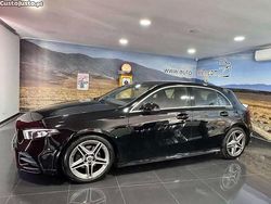 Preto Usado 2018 Mercedes A180 AMG line | € 26.500 (Preço elevado)