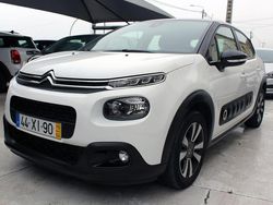 Branco Usado 2019 Citroën C3 PureTech Citadino | € 10.500 (Preço justo)