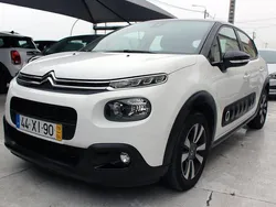 Branco Usado 2019 Citroën C3 PureTech Citadino | € 10.500 (Bom preço)
