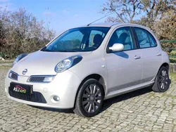 Cinzento Usado 2009 Nissan Micra Visia Citadino | € 4.900
