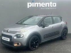 Cinza Usado 2019 Citroën C3 PureTech Citadino | € 13.450 (Preço justo)
