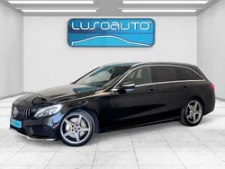Preto Usado 2015 Mercedes C250 AMG line Carrinha | € 23.900