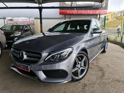 Cinza Usado 2015 Mercedes C200 AMG line Carrinha | € 15.950