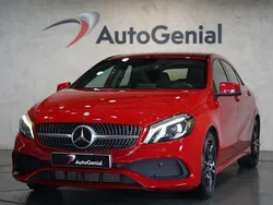 Vermelho Usado 2016 Mercedes A180 AMG line Citadino | € 21.990 (Caro)