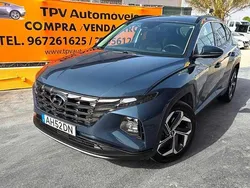 Azul Usado 2021 Hyundai Tucson SUV | € 24.950 (Preço justo)