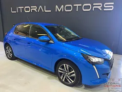 Azul Usado 2021 Peugeot 208 Allure Citadino | € 15.400 (Bom preço)