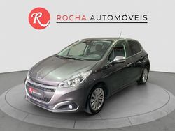 Cinza Usado 2018 Peugeot 208 Style Citadino | € 9.999 (Preço justo)