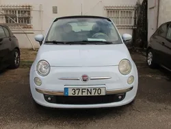 Azul Usado 2008 Fiat 500 Lounge Citadino | € 7.000