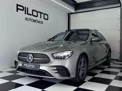 Cinza Usado 2021 Mercedes E300 AMG line Sedan | € 46.900 (Preço elevado)