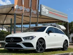 Branco Usado 2021 Mercedes CLA250e Shooting Brake AMG line Carrinha | € 28.900 (Preço justo)
