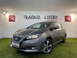 Cinzento Usado 2021 Nissan Leaf Citadino | € 15.850 (Bom preço)
