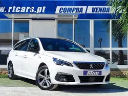 Branco Usado 2020 Peugeot 308 GT-line Carrinha | € 14.980 (Preço justo)