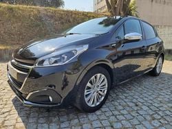 Preto Usado 2017 Peugeot 208 Citadino | € 8.500 (Bom preço)