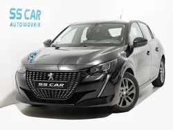 Preto Usado 2021 Peugeot 208 Business-Line Citadino | € 13.450 (Bom preço)