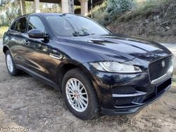 Azul Usado 2018 Jaguar F-Pace Prestige SUV | € 23.750 (Preço justo)