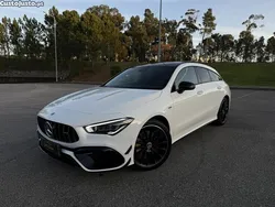 Branco Usado 2021 Mercedes CLA250e Shooting Brake AMG Carrinha | € 39.900