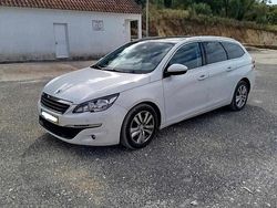 Branco Usado 2015 Peugeot 308 SW Carrinha | € 8.600 (Preço justo)