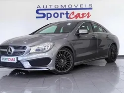 Cinza Usado 2015 Mercedes CLA180 AMG line Sedan | € 21.950 (Preço elevado)