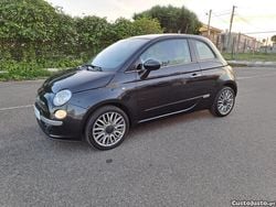 Preto Usado 2015 Fiat 500 Lounge Citadino | € 10.900 (Preço justo)