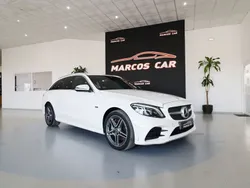 Branco Usado 2020 Mercedes C300e AMG line Carrinha | € 30.900 (Preço justo)
