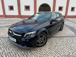 Azul Usado 2020 Mercedes C300e AMG line Carrinha | € 31.900 (Preço elevado)