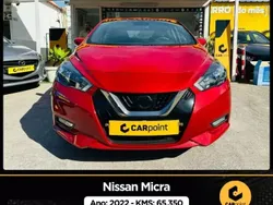Vermelho Usado 2022 Nissan Micra Acenta Citadino | € 15.900 (Preço justo)
