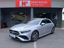 Cinza Usado 2024 Mercedes A200 AMG line Sedan | € 34.900 (Preço justo)