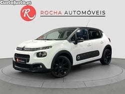 Branco Usado 2017 Citroën C3 PureTech Citadino | € 10.499 (Preço justo)